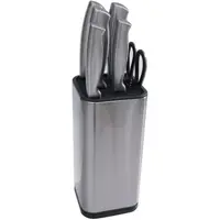 Cutite Bucatarie, Suport, Ascutitor, Foarfeca, Otel Inoxidabil, Plastic, 7 Bucati, Grunberg