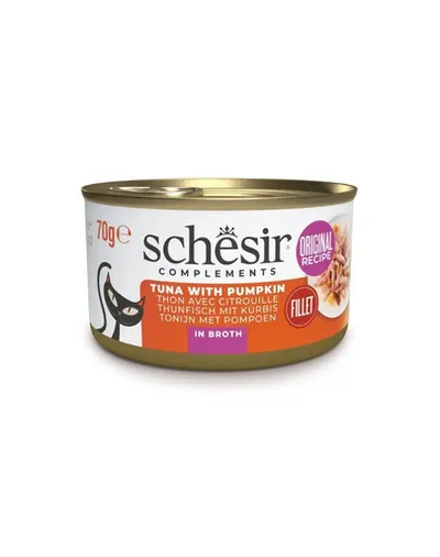 SCHESIR Ton cu dovleac in sos 70 g conserva pisici