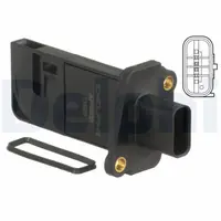 Senzor Debitmetru (4 Pin, Cartus) Potrivit Volvo S60 Ii, S80 Ii, V50, V60 I, V70 Iii, Xc60 I; Citroen Jumper Ii; Ford B-Max, Ecosport, Fiesta Vi, Galaxy Ii, Galaxy Mk Ii 1.0-5.0 06.02-