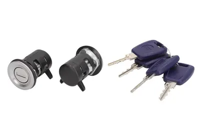 Set blocare potrivit FIAT PUNTO 1999-2012 - usa fata stanga/dreapta (3 usi, 2 chei)