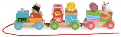 Jucarie din lemn Moni Toys - Trenutul fermei