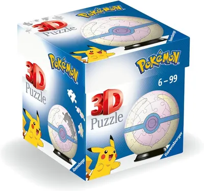 3D Puzzle Ravensburger din 54 piese - Pokemon: Heal Ball