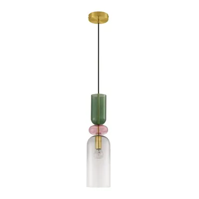 Lustră aurie din sticlă ø 11 cm Murano – Nova Luce
