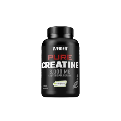 Creatină monohidrat, Weider, Pure Creatine, 200 capsule
