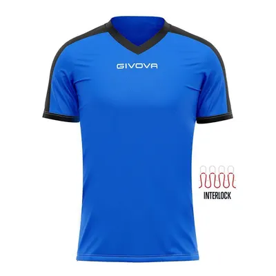 Tricou Givova Revolution Albastru/Negru 3XL