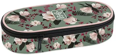 Penar rotund Ars Una Flowery Green - 1 fermoar