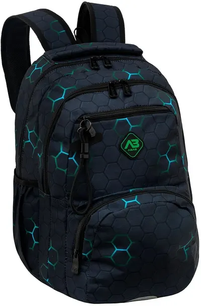 Rucsac școlar Astra Green Element - Cu 3 compartimente