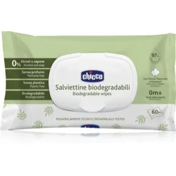 Chicco Biodegradable Baby Wipes servetele delicate pentru copii