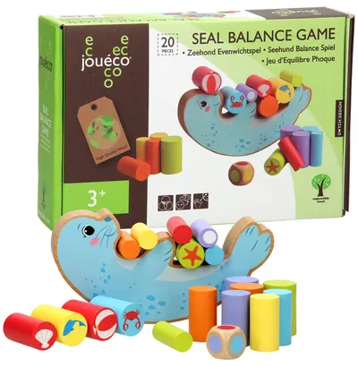 Joc de echilibru din lemn Joueco - Foca