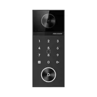 Post videointerfon de exterior WI-FI Hikvision DS-KV6124-WBE1, montaj aparent, camera HD 4MP, WDR, unghi vizualizare: Horizontal