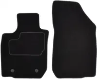 Covorase auto (fata, velur, 2 bucati, culoare negru) DACIA LOGAN dupa 2008