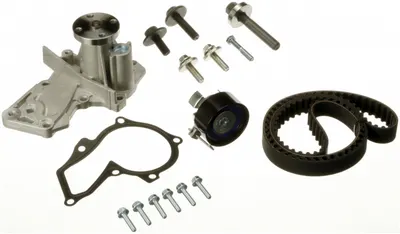 Set Pompa Apa + Curea Dintata Potrivit Volvo C30, S40 Ii, V50; Ford B-Max, C-Max, C-Max Ii, Courier, Ecosport, Fiesta, Fiesta V, Fiesta Vi, Focus C-Max, Focus Ii, Focus Iii 1.2-1.6lpg 08.01