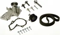 Set Pompa Apa + Curea Dintata Potrivit Volvo C30, S40 Ii, V50; Ford B-Max, C-Max, C-Max Ii, Courier, Ecosport, Fiesta, Fiesta V, Fiesta Vi, Focus C-Max, Focus Ii, Focus Iii 1.2-1.6lpg 08.01-