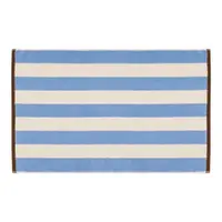 Covoraș de baie albastru din material textil 50x80 cm Gobo – noo.ma