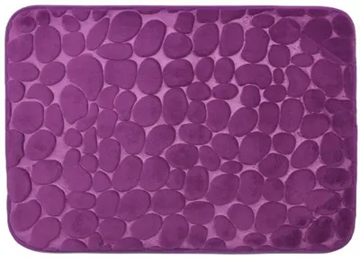 Covoraș de baie Inter Ceramic - Coral fleece, 50 x 70 cm, mov