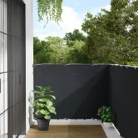 Gossi paravan de balcon, antracit, 500x120 cm, pvc