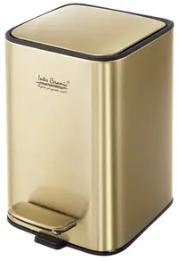 Coș de gunoi Inter Ceramic - FR Line, 3 l, Auriu metalic
