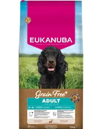 EUKANUBA Grain Free Adult Venison Hrană fără cereale pentru câini cu carne de vânat 12 kg