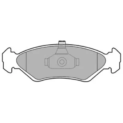 Set placute frana, frana disc DELPHI LP1603