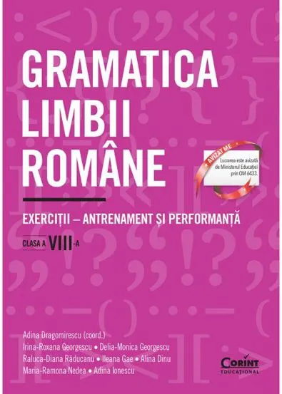 Gramatica limbii romane. Exercitii