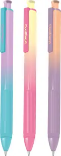 Automatic Cool Pack Gradient Gradient Ballpoint Pen - Blanco, Light, sortiment