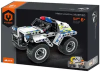 Constructor pentru copii iM.Master - Jeep de poliție, Pull Back, 199 piese