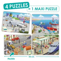 Set de 4 puzzle-uri