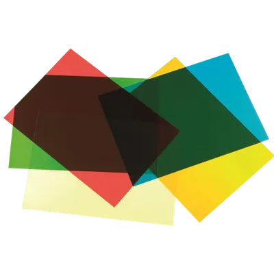 Foi colorate translucide din acetat pentru tablete si mese luminoase