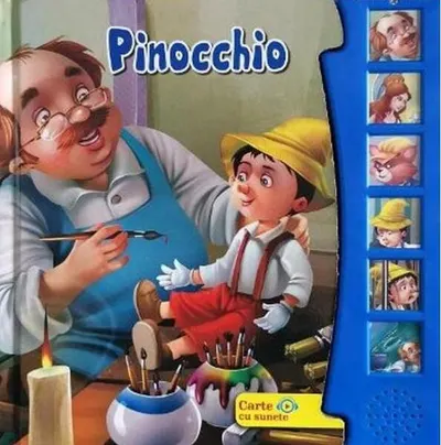 Carte cu sunete. Pinocchio - Hardcover