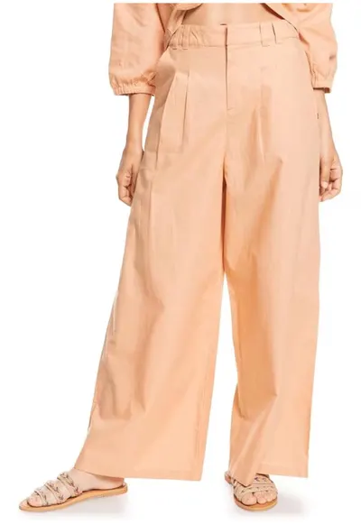 Pantaloni dama - Bumbac/In - Portocaliu