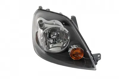 Far dreapta (H4, electric, cu motoras, fundal gri) FORD FIESTA 2005-2007