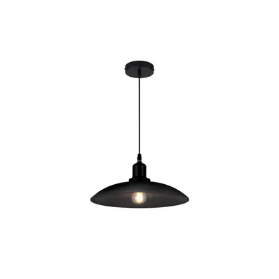 Lampa tavan - Ceiling fixture HORIZON ,4512,AC220-240V,50/60Hz,1*E27, IP20, Diameter 32 CM,single, black