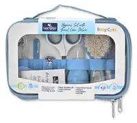 Set de ingrijire bebelusi, Lorelli, 7 produse esentiale, 0 luni+, Moonlight Blue