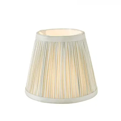 Abajur Noelle Grey Silk Pleated Shade 14cm
