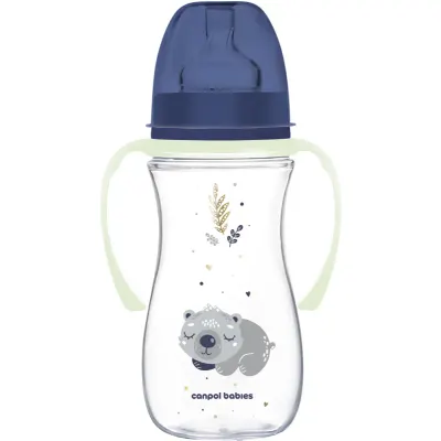 Canpol babies EasyStart Sleepy Koala 300 ml biberon pentru sugari 12 m+ Blue 1 buc