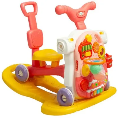 Mergător multifuncțional 5 în 1 Moni Toys - Modo, Pink