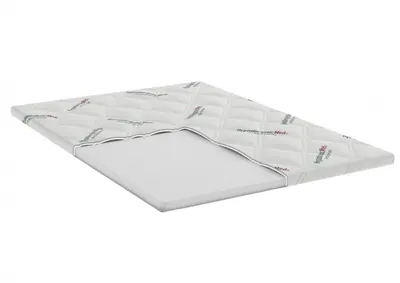 Topper Hypoallergenicmed Antibacteria, cu husa detasabila si lavabila 120 x 200 x 5 cm