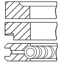 Set segmenti piston GOETZE ENGINE 08-207200-00