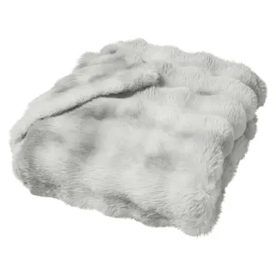 Pătură gri din micropluș/cocolino 180x220 cm Mounty – douceur d'intérieur