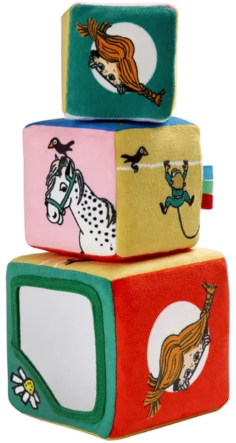 Cuburi moi stivuibile Pippi - Pippi Șosețica