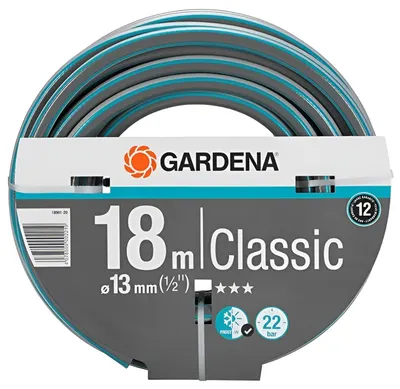 Furtun de apă Gardena - Classic, 1/2'', 18 m