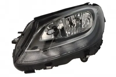 Far stanga H7 H7 LED PWY24W, electric, cu motor, fara bec, culoare interior negru potrivit MERCEDES C A205, C C205, C W205, C T-MODEL S205