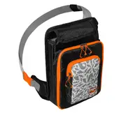 Rucsac crossbody Delphin ATAK! Swift 25x35x13 cm, negru/verde