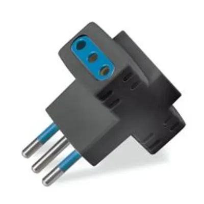 3-Way Adaptorn2p+e-10a-(s11) Black 3x2p+e-10a-(p11)