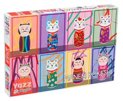 Puzzle Yazz Puzzle din 1000 de piese - Maneki Kokeshi