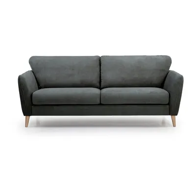 Canapea neagră/gri 206 cm Paris - Scandic
