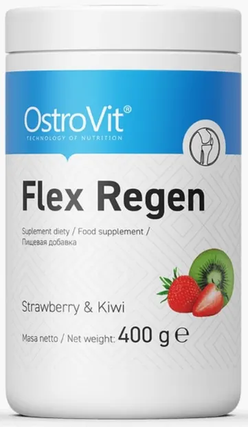 Flex Regen, căpșună și kiwi, 400 g, OstroVit