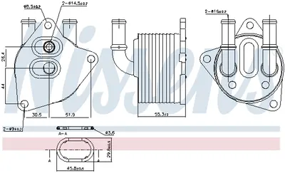 Radiator ulei termoflot potrivit VOLVO S60 II, S90 II, V40, V60 I, V70 III, V90 II 1.5 2.0 2.0D 10.13-08.19