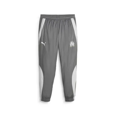 Olympique de Marseille Prematch Fußballhose Herren PUMA Cool Dark Gray White