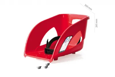 Scaun pentru sanie Prosperplast compatibil modele BulletTatra rosu
